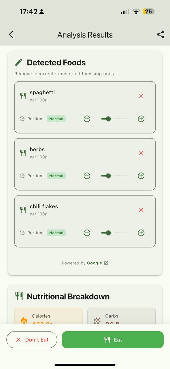 EatSafe AI Screenshot 3